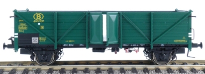 Exact-Train EX20358 - H0 - offener Güterwagen Klagenfurt mit Blechtür der SNCB; Ep. III